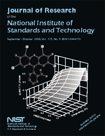 Journal of Research of the National Institute of Standards and ...